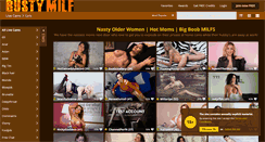 Desktop Screenshot of bustymilf.com